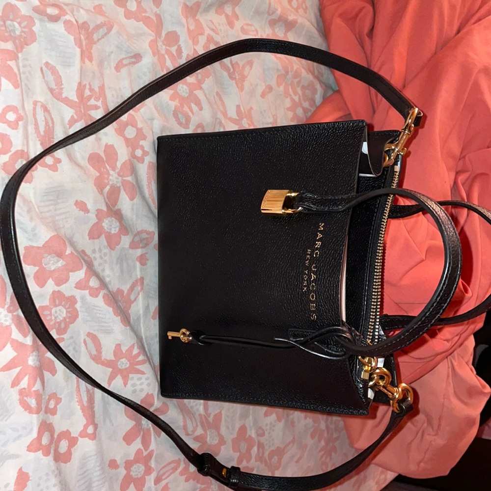 Marc Jacobs Black mini grind tote bag